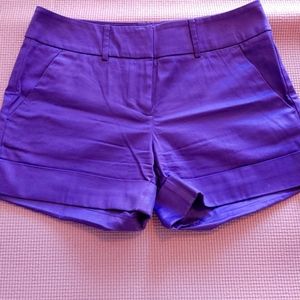 Women's short, size 4, royal purple